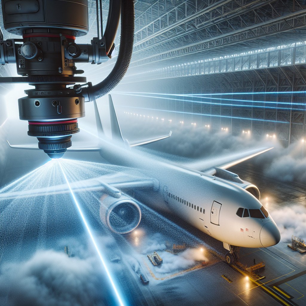 Reinigung von Flugzeugoberflächen mit Laser: Effizienz und Materialschonung