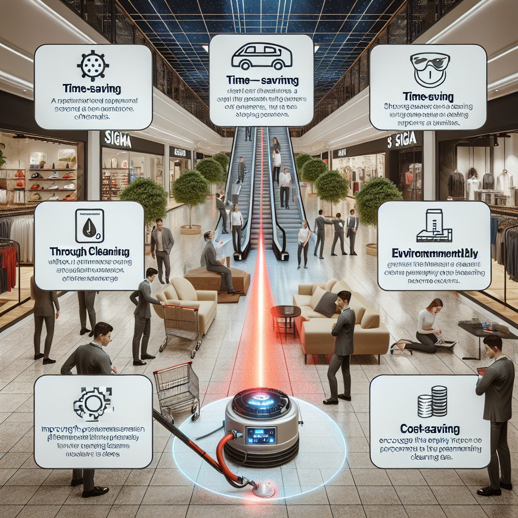 Laserreinigung von Einkaufszentren und Einzelhandelsgeschäften: Sauberkeit und Präsentation